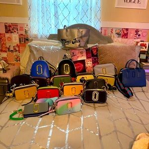Marc Jacob snapshot crossbody and backpack purses